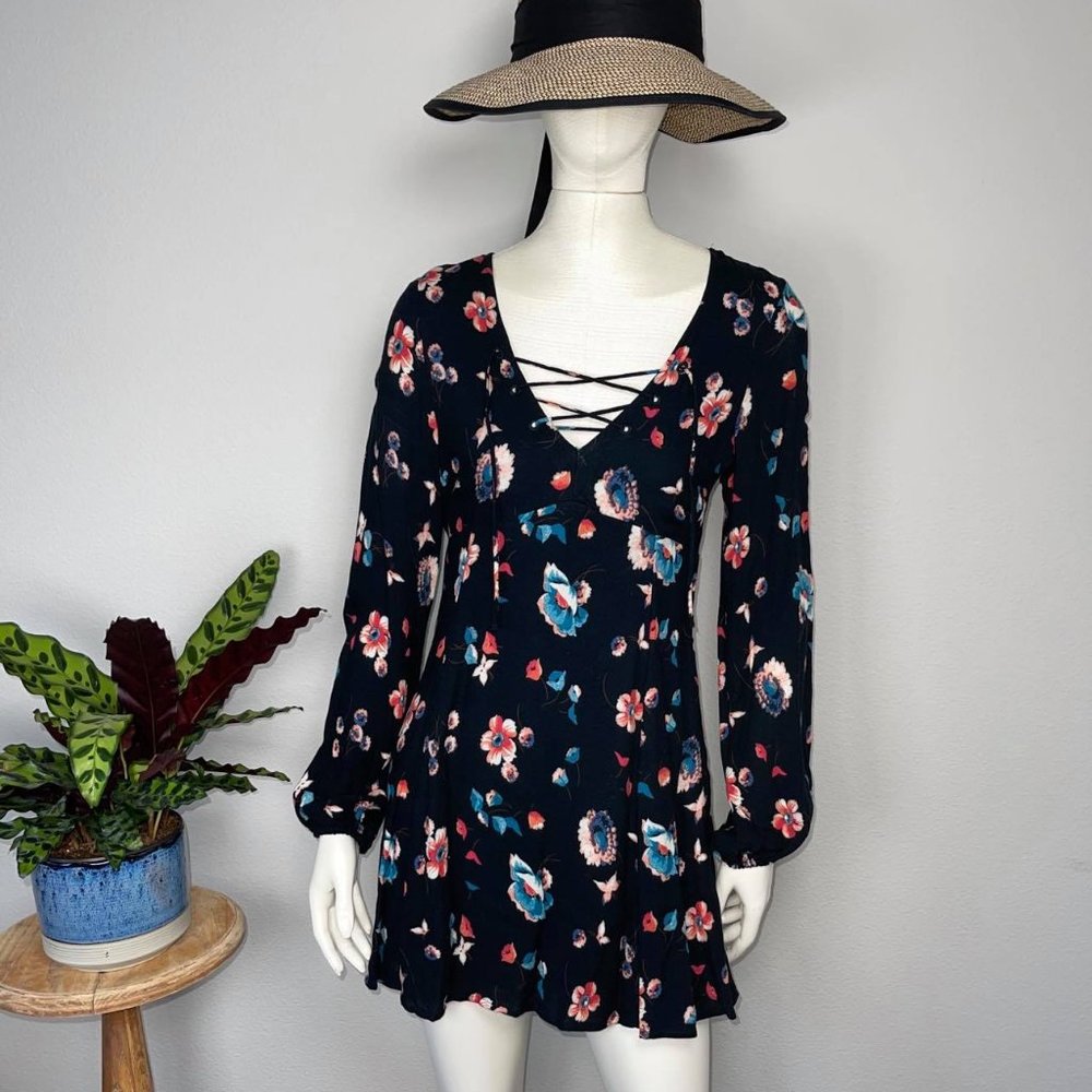 •Hollister• Floral Mini Dress
